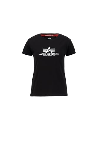 Alpha Industries Damen New Basic T Wmn T-Shirt, Black, XS EU Alpha Industries Damen New Basic T Wmn T-Shirt, Black, XS EU von ALPHA INDUSTRIES