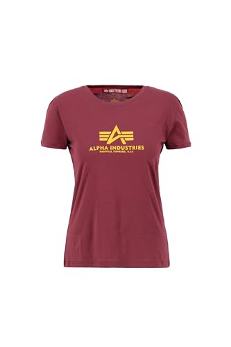 Alpha Industries Damen New Basic T Wmn T-Shirt, Burgundy, S Alpha Industries Damen New Basic T Wmn T-Shirt, Burgundy, S von ALPHA INDUSTRIES