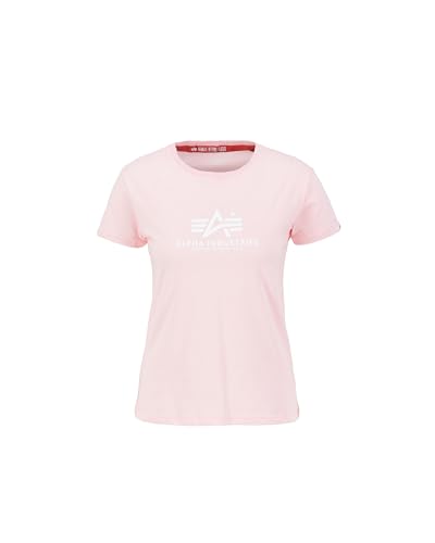 Alpha Industries Damen New Basic T Wmn T-Shirt, Pastel Pink, XL Alpha Industries Damen New Basic T Wmn T-Shirt, Pastel Pink, XL von ALPHA INDUSTRIES