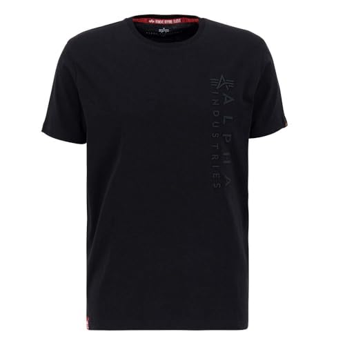 Alpha Industries EMB T T-Shirt für Herren Black von Alpha Industries