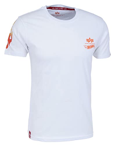 Alpha Industries Flame T T-Shirt für Herren White Alpha Industries Flame T T-Shirt für Herren White von ALPHA INDUSTRIES