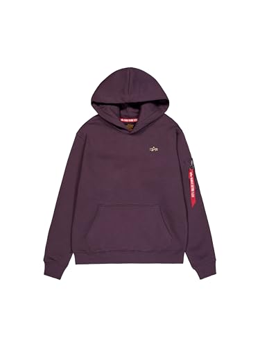 Alpha Industries Herren 3D Small Logo Hoody, Plum, M Alpha Industries Herren 3D Small Logo Hoody, Plum, M von ALPHA INDUSTRIES