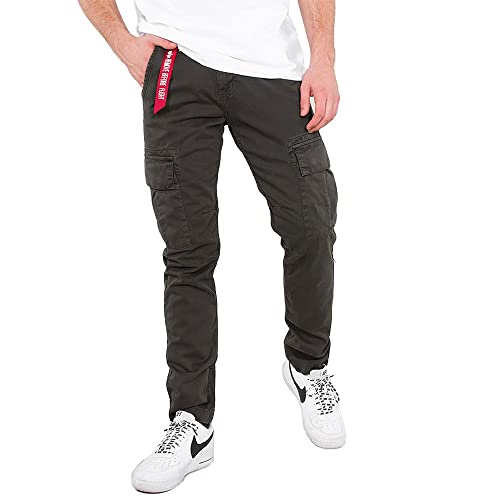 Alpha Industries Herren Agent Pant Freizeithose Hose, Greyblack, 31 von Alpha Industries