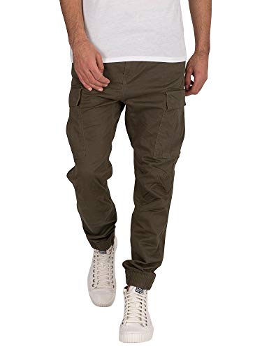 Alpha Industries Herren Airman Pant Freizeithose, Dark Olive, 38 von ALPHA INDUSTRIES