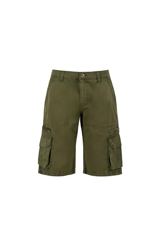 Alpha Industries Herren Alpha Shorts, Dark Olive, 34 W von ALPHA INDUSTRIES