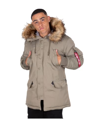 Alpha Industries Herren Arctic Discoverer Winterjacke, Stratos, XXL von ALPHA INDUSTRIES