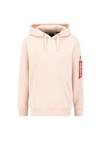 Alpha Industries Herren Back Print Hoody Kapuzenpullover, Pale Peach, XL Alpha Industries Herren Back Print Hoody Kapuzenpullover, Pale Peach, XL von ALPHA INDUSTRIES