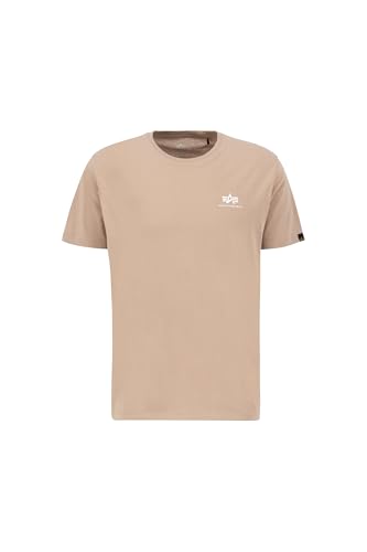 Alpha Industries Herren Backprint T, Dusty Coral, S von Alpha Industries
