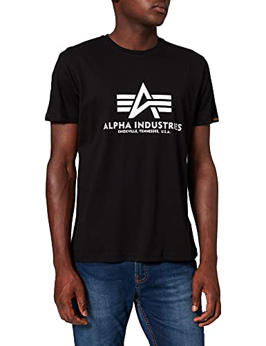 Alpha Industries Herren Basic B&T T-Shirt, Greyblack/Black, XXL Alpha Industries Herren Basic B&T T-Shirt, Greyblack/Black, XXL von ALPHA INDUSTRIES