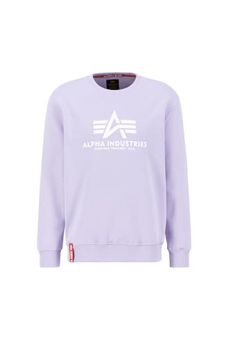 Alpha Industries Herren Basic Sweater, Pale Violet, XL Alpha Industries Herren Basic Sweater, Pale Violet, XL von ALPHA INDUSTRIES