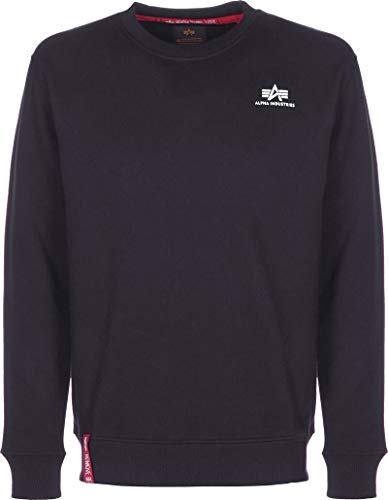 Alpha Industries Herren Basic Sweater Small Logo Sweatshirt, Iron Grey, XL Alpha Industries Herren Basic Sweater Small Logo Sweatshirt, Iron Grey, XL von ALPHA INDUSTRIES