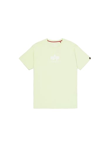 Alpha Industries Herren Basic T ML, Arctic Lime, XXL von Alpha Industries