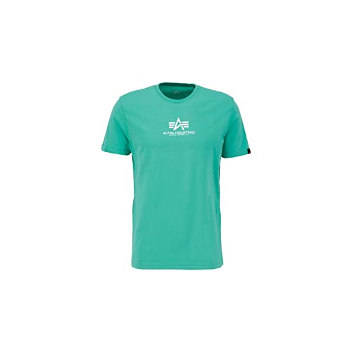 ALPHA INDUSTRIES Herren Basic T Ml T-Shirt, Grün (Atomic Green), XL von ALPHA INDUSTRIES