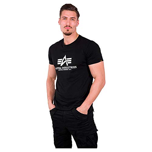 Alpha Industries Herren Basic T-Shirt, Black, XX-Large Alpha Industries Herren Basic T-Shirt, Black, XX-Large von ALPHA INDUSTRIES