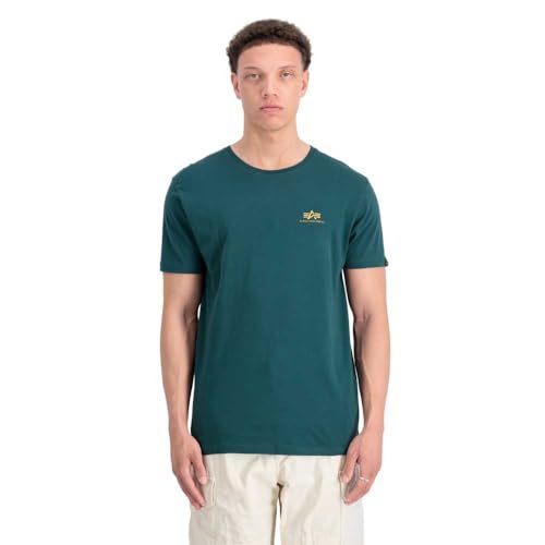 Alpha Industries Herren Basic T Small Logo, Force Green, XL Alpha Industries Herren Basic T Small Logo, Force Green, XL von Alpha Industries