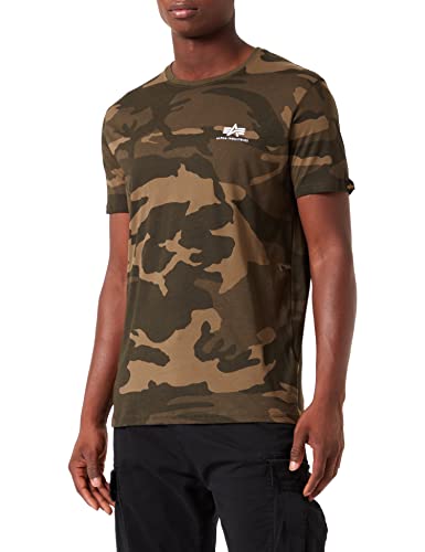 Alpha Industries Herren Basic T Small Logo T-Shirt, Olive Camo, XXXXXL von ALPHA INDUSTRIES