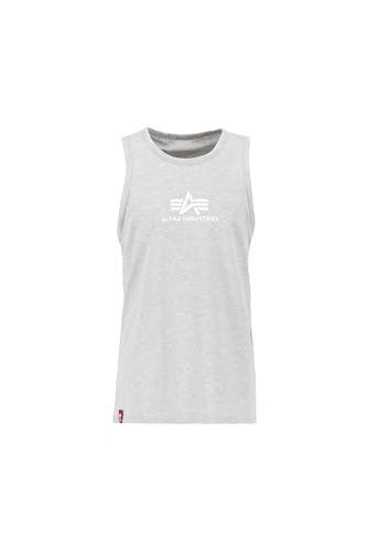 Alpha Industries Herren Basic Tank T-Shirt, Grey Heather, 3XL Alpha Industries Herren Basic Tank T-Shirt, Grey Heather, 3XL von ALPHA INDUSTRIES