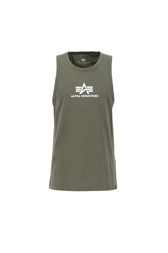 Alpha Industries Herren Basic Tank T-Shirt, Verde Oliva, XS von Alpha Industries