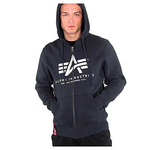 Alpha Industries Herren Basic Zip Hoody Kapuzenjacke, Azul Marino, S Alpha Industries Herren Basic Zip Hoody Kapuzenjacke, Azul Marino, S von ALPHA INDUSTRIES