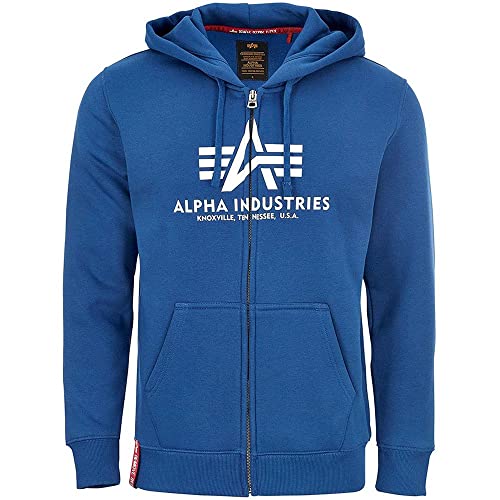 Alpha Industries Herren Basic Zip Hoody Kapuzenjacke, NASA Blue, M Alpha Industries Herren Basic Zip Hoody Kapuzenjacke, NASA Blue, M von ALPHA INDUSTRIES