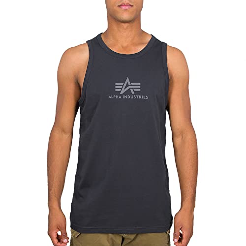 Alpha Industries Herren Basic top T-Shirt, Rep.Blue, L von ALPHA INDUSTRIES