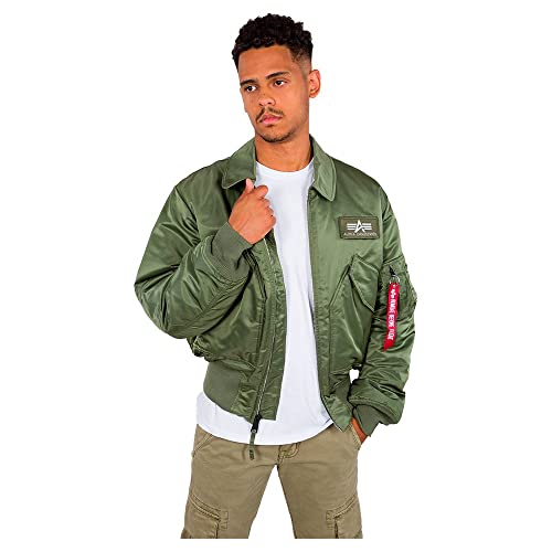 Alpha Industries Herren CWU 45 Bomber Jacket per Uomo Anzugjacke, Sage-Green, XXXL von ALPHA INDUSTRIES