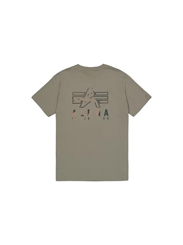 Alpha Industries Herren Camo Logo Puff Print BP T, Olive, M Alpha Industries Herren Camo Logo Puff Print BP T, Olive, M von ALPHA INDUSTRIES