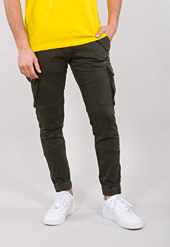 Alpha Industries Herren Combat Pant LW Damen Freizeithose, Greyblack, 32 von ALPHA INDUSTRIES