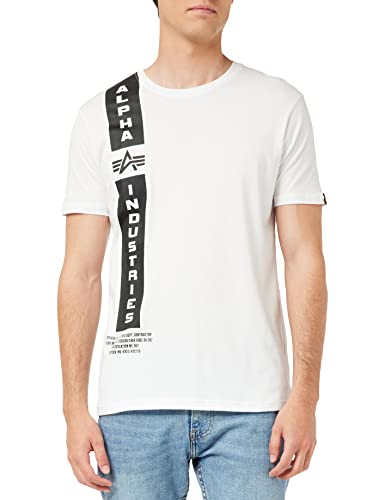 Alpha Industries Herren Defense T-Shirt, Weiß, XS von ALPHA INDUSTRIES