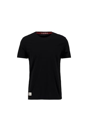 Alpha Industries Herren Dragon EMB T-Shirt, Black, L von ALPHA INDUSTRIES