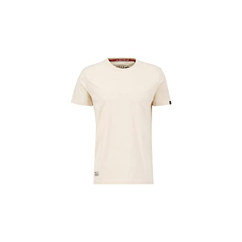 Alpha Industries Herren Dragon EMB T-Shirt, Jet Stream White, L von ALPHA INDUSTRIES