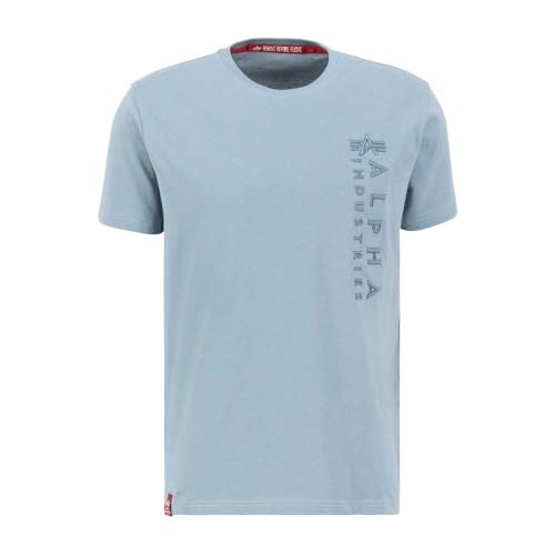 Alpha Industries Herren EMB T-Shirt, Greyblue, XL von Alpha Industries