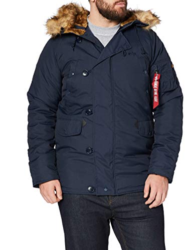 Alpha Industries Herren Explorer w/o Patches Winterjacke, Rep.Blue, L von ALPHA INDUSTRIES