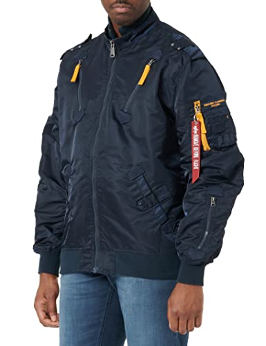 Alpha Industries Herren Falcon II Bomberjacke, Rep.Blue, L von ALPHA INDUSTRIES