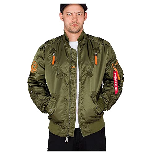 Alpha Industries Herren Falcon II Jacke, Grün (Dark Green 257), Small von Alpha Industries