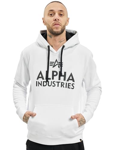 Alpha Industries Herren Foam Print Hoody Kapuzensweat Kapuzenpullover, White, XXL Alpha Industries Herren Foam Print Hoody Kapuzensweat Kapuzenpullover, White, XXL von ALPHA INDUSTRIES