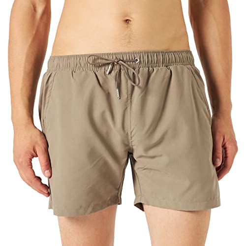 Alpha Industries Herren Hydrochromic AOP Swimshort stylische Badehose, Olive, XXL von ALPHA INDUSTRIES