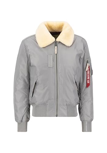 Alpha Industries Herren Injector III Fliegerjacke, Silver, XXL von ALPHA INDUSTRIES