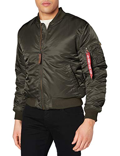 Alpha Industries Herren Jacke MA-1 VF 59, Grau (Rep.Grey 04), Medium von ALPHA INDUSTRIES