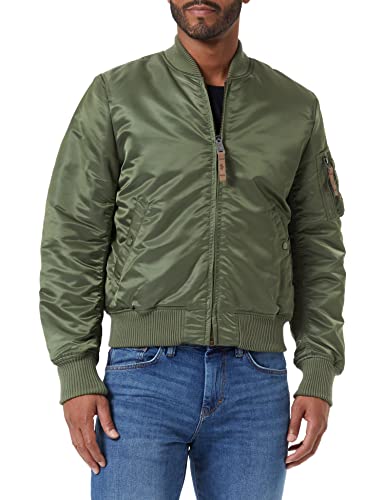 Alpha Industries Herren Jacke MA-1 VF 59, Grün (Dark Green 257), Large von ALPHA INDUSTRIES