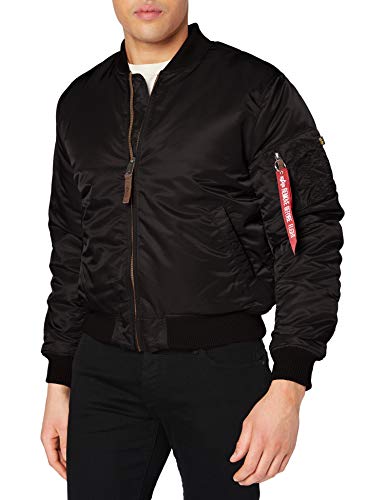 Alpha Industries Herren Jacke MA-1 VF 59, Schwarz (Black 03), Large von ALPHA INDUSTRIES