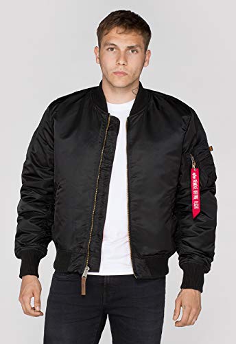 Alpha Industries Herren Jacke MA-1 VF 59, Schwarz (Black 03), Large von Alpha Industries