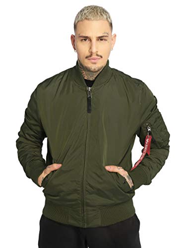 Alpha Industries Herren Jacke Ma-1 TT, Grün (Sage-Green 01), Large von ALPHA INDUSTRIES