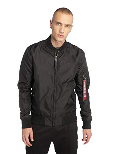 Alpha Industries Herren Jacke Ma-1 TT, Schwarz (Black 03), Large von ALPHA INDUSTRIES