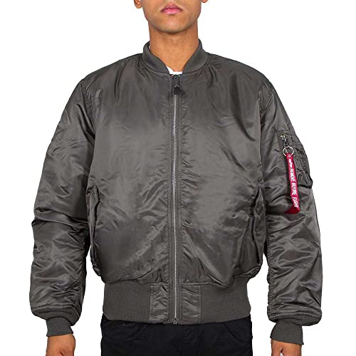 Alpha Industries Herren Jacken MA-1, Grau (Rep.Grey 04), XXXX-Large von ALPHA INDUSTRIES