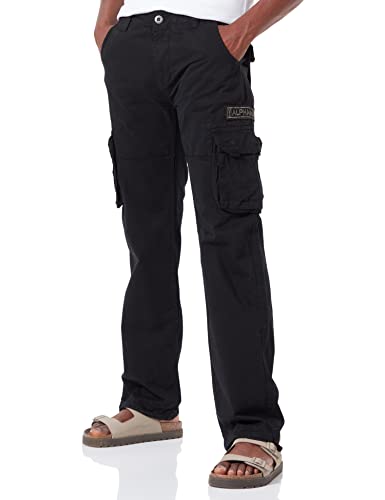 Alpha Industries Herren Jet Pant Freizeithose, Black, 31 von Alpha Industries