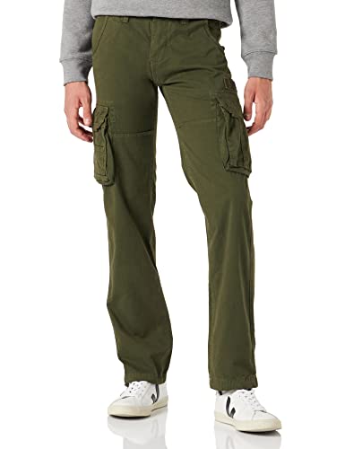 Alpha Industries Herren Jet Pant Freizeithose, Dark Olive, 38 von ALPHA INDUSTRIES