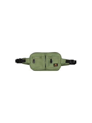 Alpha Industries Herren Label 1.5L Gürteltasche, Sage-Green von Alpha Industries