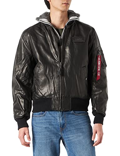 Alpha Industries Herren MA-1 D-Tec FL, Black/Grey, XL von ALPHA INDUSTRIES