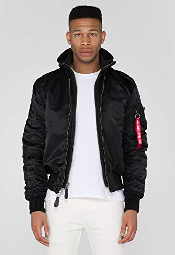 Alpha Industries Herren MA-1 D-Tec SE Bomberjacke, Black/Black, S von Alpha Industries